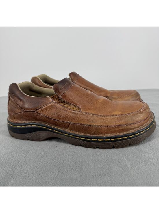 Dr Martens Orson Mens 9 Brown Leather Slip On Comfort Casual Shoes main image 9